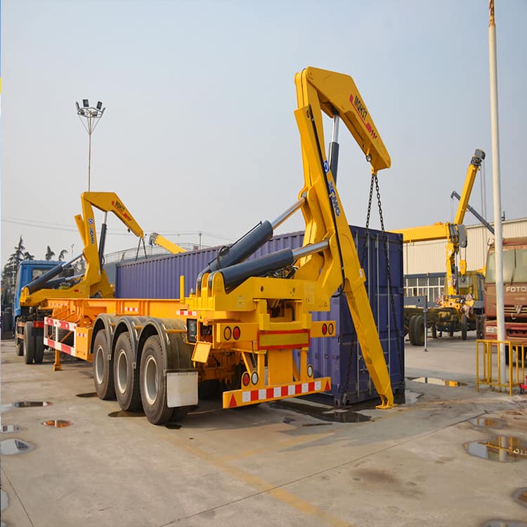 XCMG Official Pickup Crane MQH37A Container Side Lifter 37 Ton Pickup With Crane For Sale